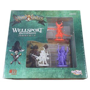 CMON Rum & Bones Wellsport Brotherhood Heroes Set #1 Expansion 2015 OOP